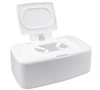 Baby Wipes Dispenser Refillable Wipe Holder One-Hand Operation Wipes Container Sealed Wet Wipes Dispenser Box for Bathroom Keeps Wet Tissue Fresh Car