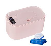 Baby Wipes Dispenser - USB Heated Wipe Warmer, Large Capacity Diaper Container, Adjustable Temperature Box | Creative Modern Design Portable Wet Wipe Heater for Car Home Nursery Travel Use