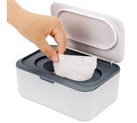 Baby Wipes Dispenser, Wipe Holder for Baby & Adult,Keeps Wet Tissue Fresh, Non-Slip Wipes Case,Easy Open & Close， Flushable Wipe Container with Sealing Design Lid