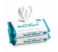 Baby Wipes Newborn Essentials Fragrance Free Soft & Gentle Sensitive Skin Moisturising & Skin Friendly Wet Wipes For Baby Body Cleaning Nappy Liners & Diaper Changes 18cmx15cm (128)