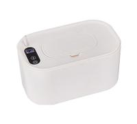 Baby Wipes Warmer with Temperature Control, Large Capacity LED Screen Heated Wipes Dispenser, Diaper Wipe Warmers, Portable Baby Wet Wipes Dispenser, Heated Gentle Comfort Baby Shower Giftss (White)