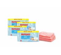 Baby Wipes Water & Scented Nappy Bags Bundled by Omoge | Gentle Newborn Wipes & Disposable Nappy Bags | Value Baby Changing Bag Skincare Essentials For New Born