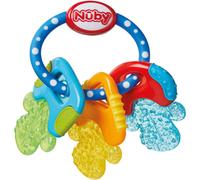 Baby WipesNuby IcyBite Keys Soothing Teether Multiple Teething Surfaces Refrigerator Safe Suitable from 3 Months Plus