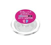 Baby wird geladen Schwangerschaftsankündigung Werdende Mama PopSockets PopGrip for MagSafe