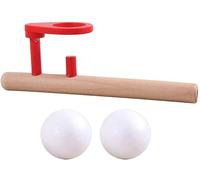 Baby Wooden Blow Toy Hobbies Outdoor Funny Sports Foam Balls Floating Game Interactive Development Educational Kids Toy Gift