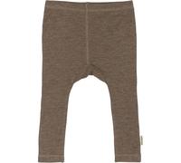 Baby wool/bamboo leggings Mikk-Line Marron 2 mois
