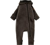Baby wool onesie with ears Mikk-Line Marron 4 ans