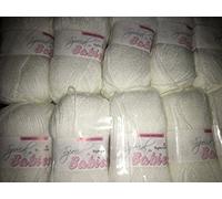 Baby Wool Packs of Five, Stylecraft Special DK for Babies, Super Soft Baby Yarn 5 x 100g (5 x 100g White 1001)