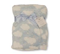 Baby Wrap/Blanket Clouds/Hearts (Sky Blue)