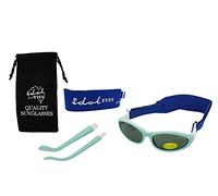 Baby Wrapz 2 Convertible Sunglasses 0-5 Years With 2 Headbands & Attachable Arms (Light Blue)