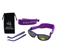 Baby Wrapz 2 Convertible Sunglasses 0-5 Years With 2 Headbands & Attachable Arms (Purple)