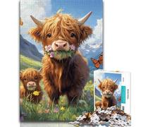 Baby Yak Jigsaw Puzzles for Adults 1000,Staycation Kill Time Every Piece Is Unique - Challenging Family Fun Game (75x50cm)