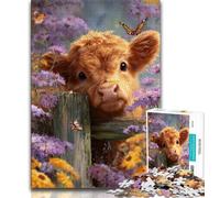 Baby Yak Jigsaws Puzzles 1000 Pieces for Teenagers Gifts,Decompressing Intellectual Educational Toy Birthday Present,Gifts,Wall Art (38x26cm)