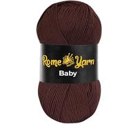 Baby Yarn | 100g | #3 Light Worsted DK Anti-Pilling Acrylic Wool for Knitting and Crochet (1707 Aubergine)