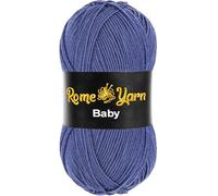 Baby Yarn | 100g | #3 Light Worsted DK Anti-Pilling Acrylic Wool for Knitting and Crochet (604 Navy Blue)