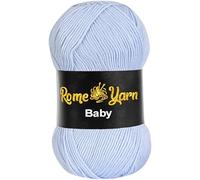 Baby Yarn #3 Light Worsted DK Anti-Pilling Acrylic Yarn for Knitting and Crochet (1 Pack, 580 Baby Blue)