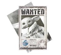 Baby Yoda ‘Wanted’ from The Mandalorian Magnetic Photo Frame that stands