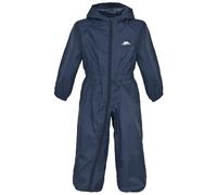 Trespass Kids Waterproof Rain Suit Button Navy 3/4