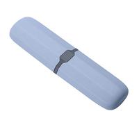 BABYB Travel Toothbrush Case Stretchable Toothpaste Holder Container Anti Bacterial Adjustable Box Blue