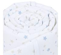 babybay Cot Bumper Mesh Waffle Pique for Maxi, Boxspring, Comfort and Comfort Plus Model, White