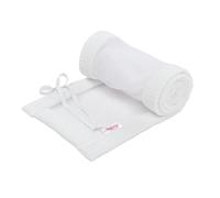 babybay Cot Bumper Mesh Waffle Pique Suitable for Original Model, White