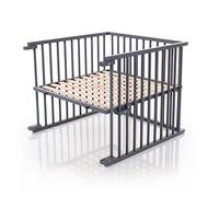 babybay cot Conversion Suitable for Model Original, Grey Varnished