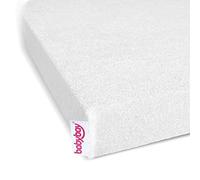 babybay fitted sheet terry cloth, white, for babybay original