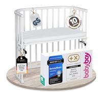 babybay Original Classic Soft Cot White Lacquered with Mattress