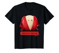 Babybel Mind Your Own Cheesewax T-Shirt, Youth, Black, Medium