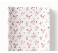 BabyBells Deluxe Rose Blossom Floral Flowers Baby Girl Anti Roll Wedge Changing Mat