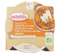 Babybio Carrot Lentil Pork Casserole 15 Months and + Organic 260g