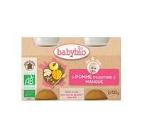 Babybio Mango Apple 4 Months and + Organic 2 Pots of 130g