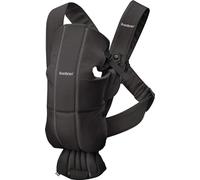 BabyBjörn Baby Carrier Mini, Woven, Black, Infant Carrier for Newborns (0-6 Months), Soft, Ergonomic and Easy to Use