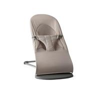 BabyBjörn Bliss, Woven/Jersey, Tri-Fabric, Sand Grey | Ergonomic, safe and fun-this everyday 2-in-1 bouncer to toddler chair offers natural rocking