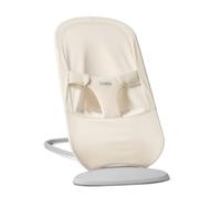 BabyBjörn Bouncer Begin, Airy Mesh, Cream | Snug newborn support, Ergonomic and acknowledged as hip healthy, Easy adjustments as your baby grows