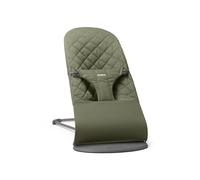 BabyBjörn Bouncer Bliss, Woven, Classic Quilt, Dark Green