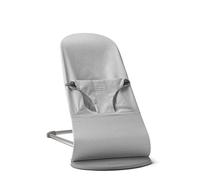 BabyBjörn Bouncer Bliss, Woven mélange, Light Grey | 2-in-1 Adjustable Baby Bouncer Seat and Toddler Chair, Newborn to Toddler (3.5-13kg), 3 Positions, Lightweight & Portable
