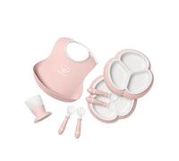 BabyBjörn Dinnerware Set, 8 pcs, Powder Pink
