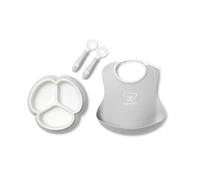 BabyBjörn Mealtime Set, 4 pcs, Gray