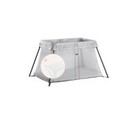 BabyBjorn Travel Cot Light & Fitted Sheet - Silver