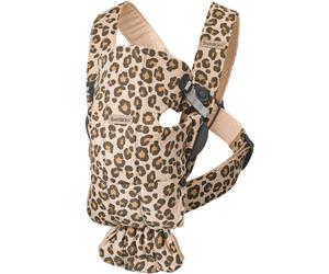 BabyBjrn Baby Carrier Mini Cotton Beige/Leopard 1 Count
