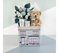 Babyblooms New Baby Welcome Hamper with Bertie Bear Soft Toy - Neutral
