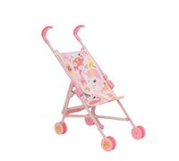 BabyBoo Single Stroller | Pink Jungle Baby Doll Pushchair | Toy Dolls Buggy with Umbrella Fold | Lightweight Stroller for Kids | Perfect Role Play Toy for Boys & Girls | Ages 2+