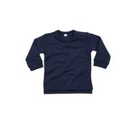 Babybugz Girl's Cotton Rich Sweatshirt in Navy | Size: 6-12 m Babybugz Navy 6-12 m