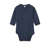 Babybugz Kimono Long-Sleeved Sleepsuit in Navy | Size: 6-12 m Babybugz Navy 6-12 m