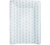 babyCalin Luxury Changing Mat Geometric Pattern Blue/Grey 50x70 cm