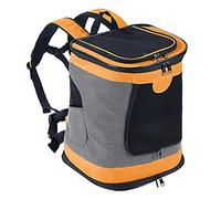 BabycarePro Foldable Dogs Backpack Waterproof Puppy Cat Rucksack Pet Travel Carrier Top Open Soft Side Pet Carrier Bag Yellow