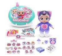 Babycorns Interactive Baby Doll Series 1 Large Kitten (Poppy) by ZURU with Lights and Sounds, Magical Babydolls, Surprise, Unboxing, Girls, Dolls, Story