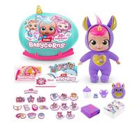 Babycorns Series 1 Large Interactive Unicorn Magical Baby Doll (Nicci) by ZURU with Lights, Sounds and Accessories, Mystery Surprise Unboxing Toys for Kids, Girls