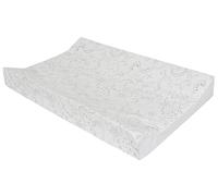 Babycurls Deluxe Anti-Roll PVC Wedge Nappy Baby Changing Mat with Curved Sides and Raised Edges for Babies from Birth Upwards Wipe Clean and Waterproof 69 x 45 x 8cm (Stars & Swirls Sketches)